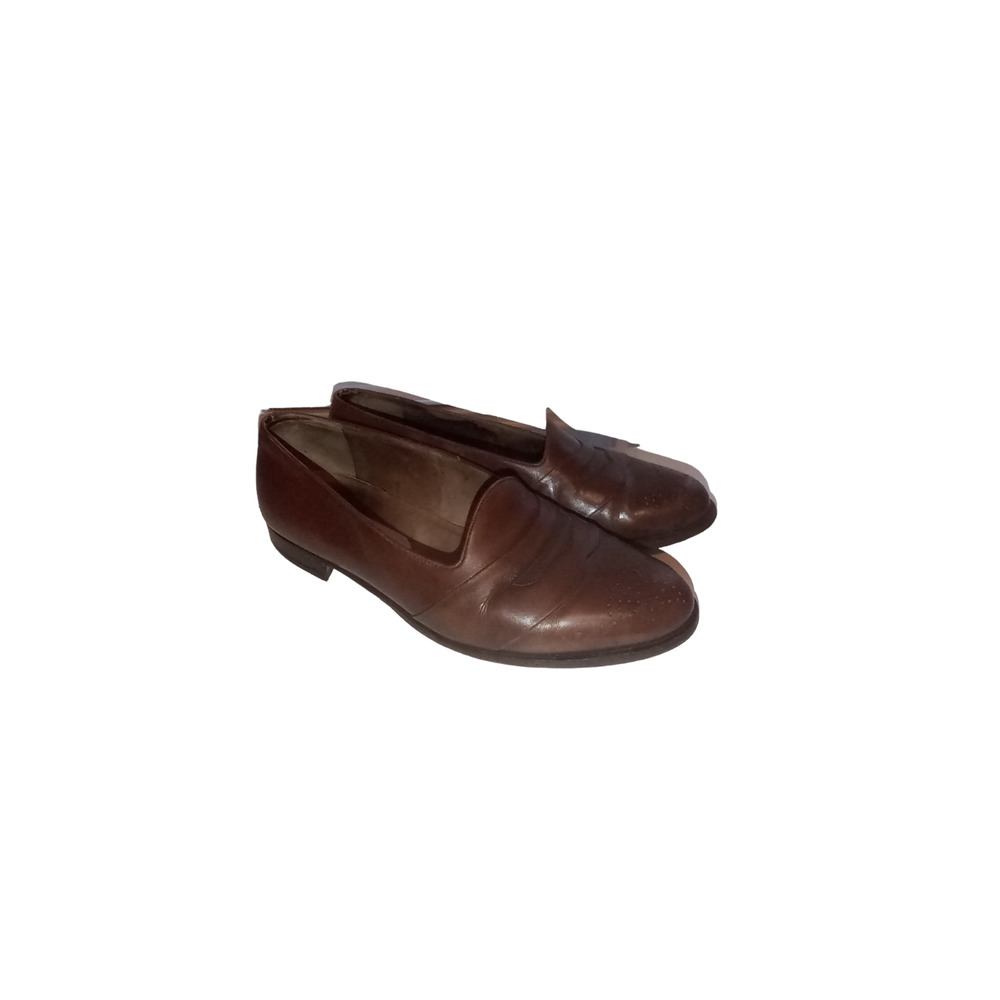 Men's BALLY of Switzerland Slip On Loafer Brown Dress Shoes 9.5